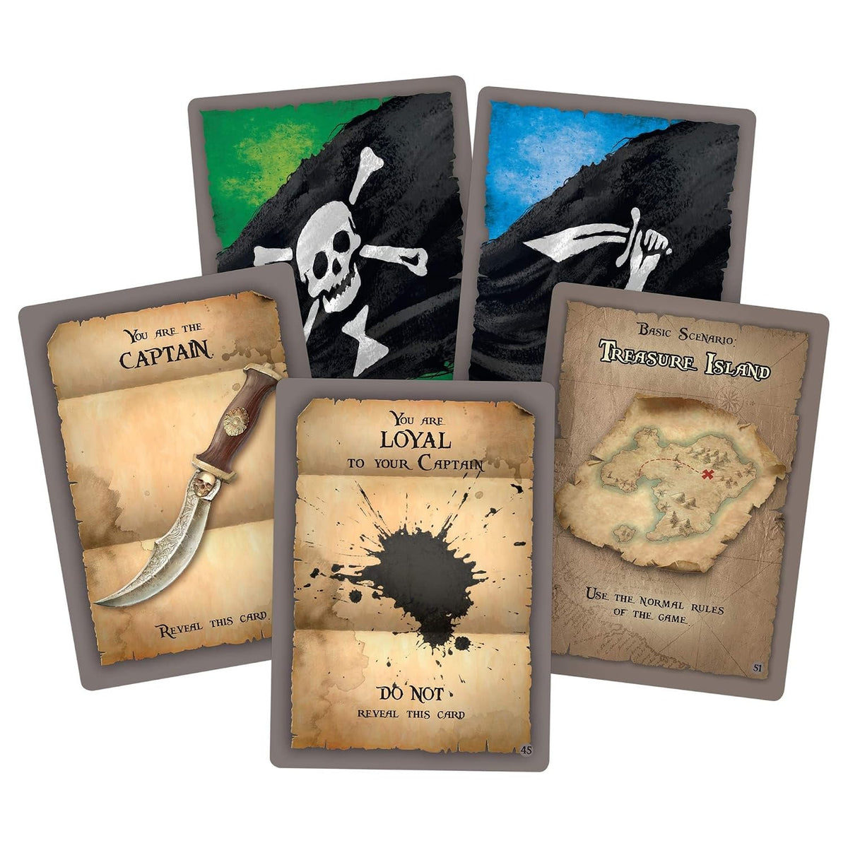 Pendragon 15 Men Pirate Strategy Board Game | Bluffing, Bidding & Hidden Roles | 2-5 Players | 45-60 Minutes | Ages 14+