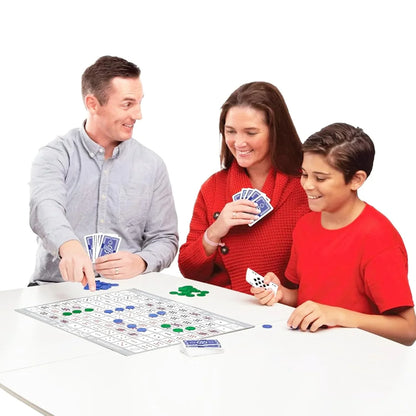 Sequel Gold Strategy Board Game – Foldable Dual-Sided Jumbo Family Game for Kids & Adults