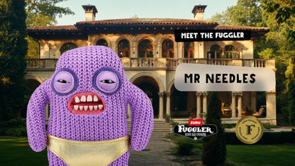 Fuggler Gold Fuggs by ZURU Funny Ugly Monster, Plush, Collectible, Toy (Mr Needles - Pants) - Jaiman Toys