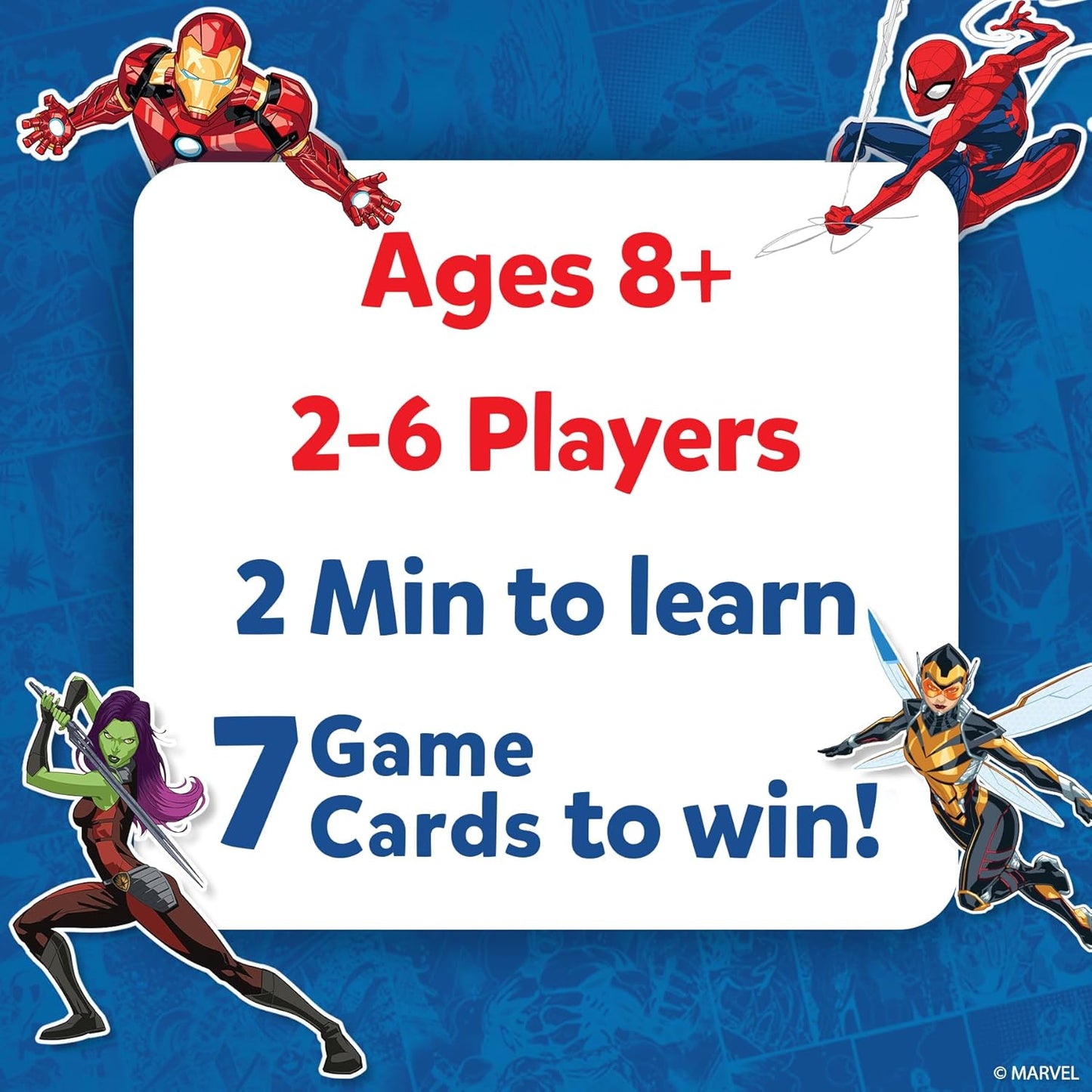 Skillmatics Card Game - Guess in 10 Marvel, Perfect for Boys, Girls, Kids, Teens, Adults Who Love Board Games, Toys, Avengers, Spiderman, Iron Man, Gifts for Ages 8, 9, 10 and Up