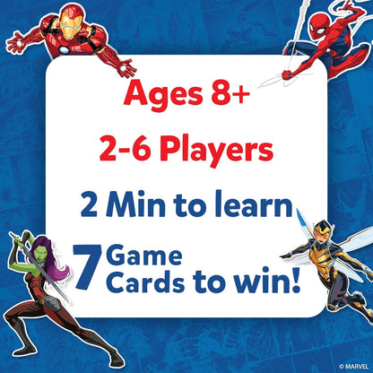 Skillmatics Card Game - Guess in 10 Marvel, Perfect for Boys, Girls, Kids, Teens, Adults Who Love Board Games, Toys, Avengers, Spiderman, Iron Man, Gifts for Ages 8, 9, 10 and Up