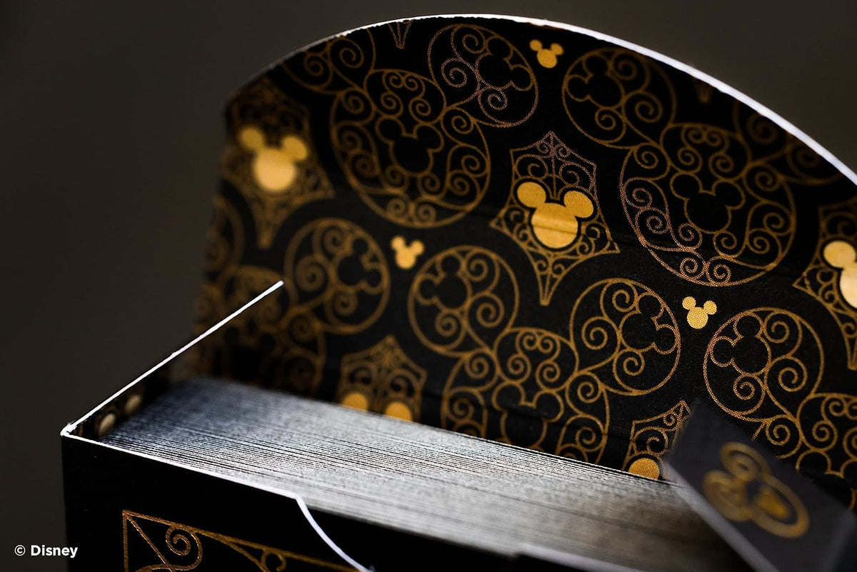 Bicycle Disney Mickey Mouse Black & Gold Playing Cards – Metalluxe Foil Deck
