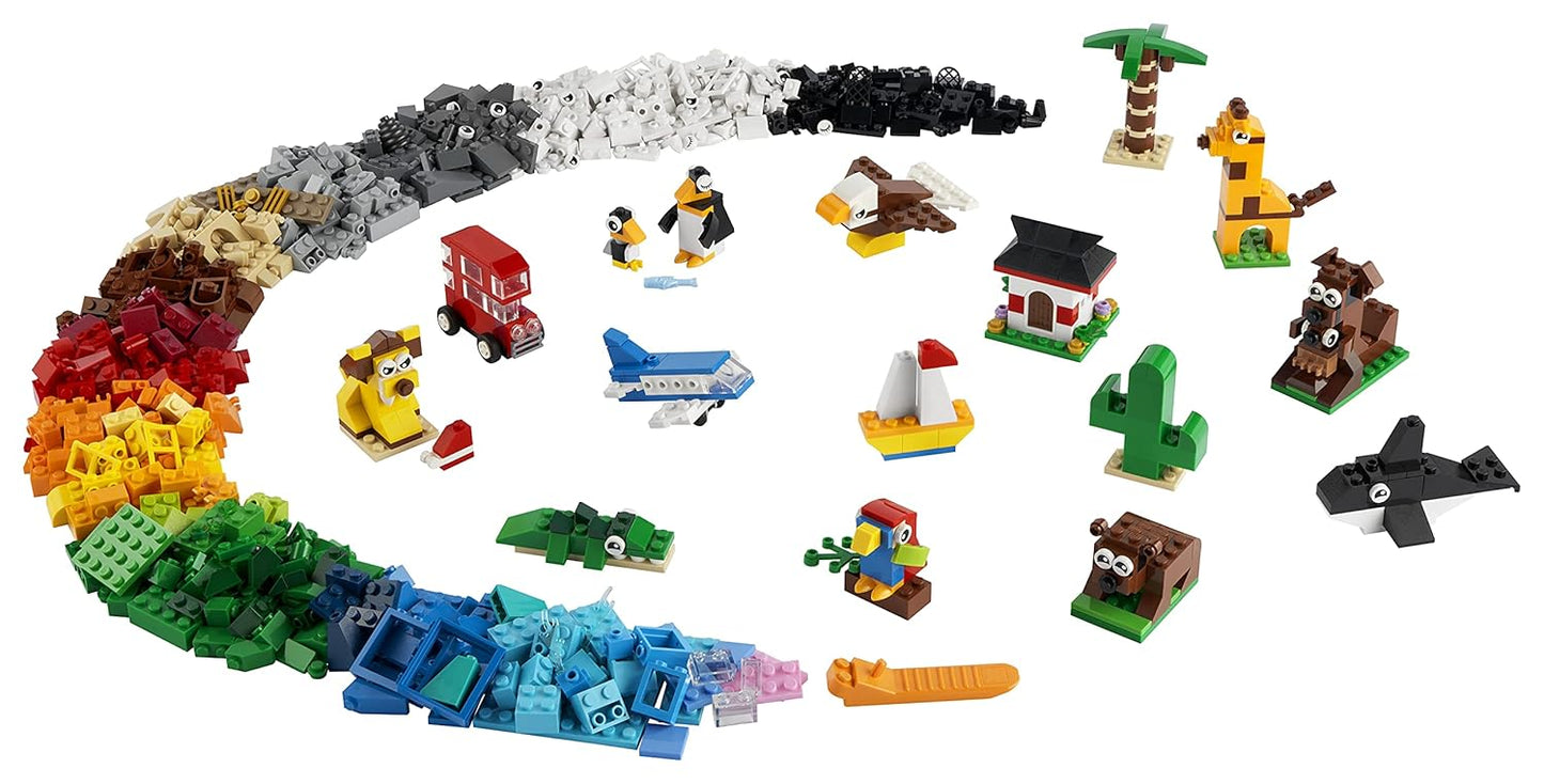 LEGO Classic Around The World 11015 Building Kit; (950 Pieces), Multi Color Age 4+