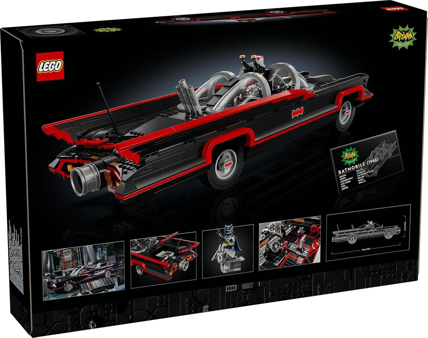 LEGO DC Batman: The Classic TV Series Batmobile Set 76328 (1822 Pieces)