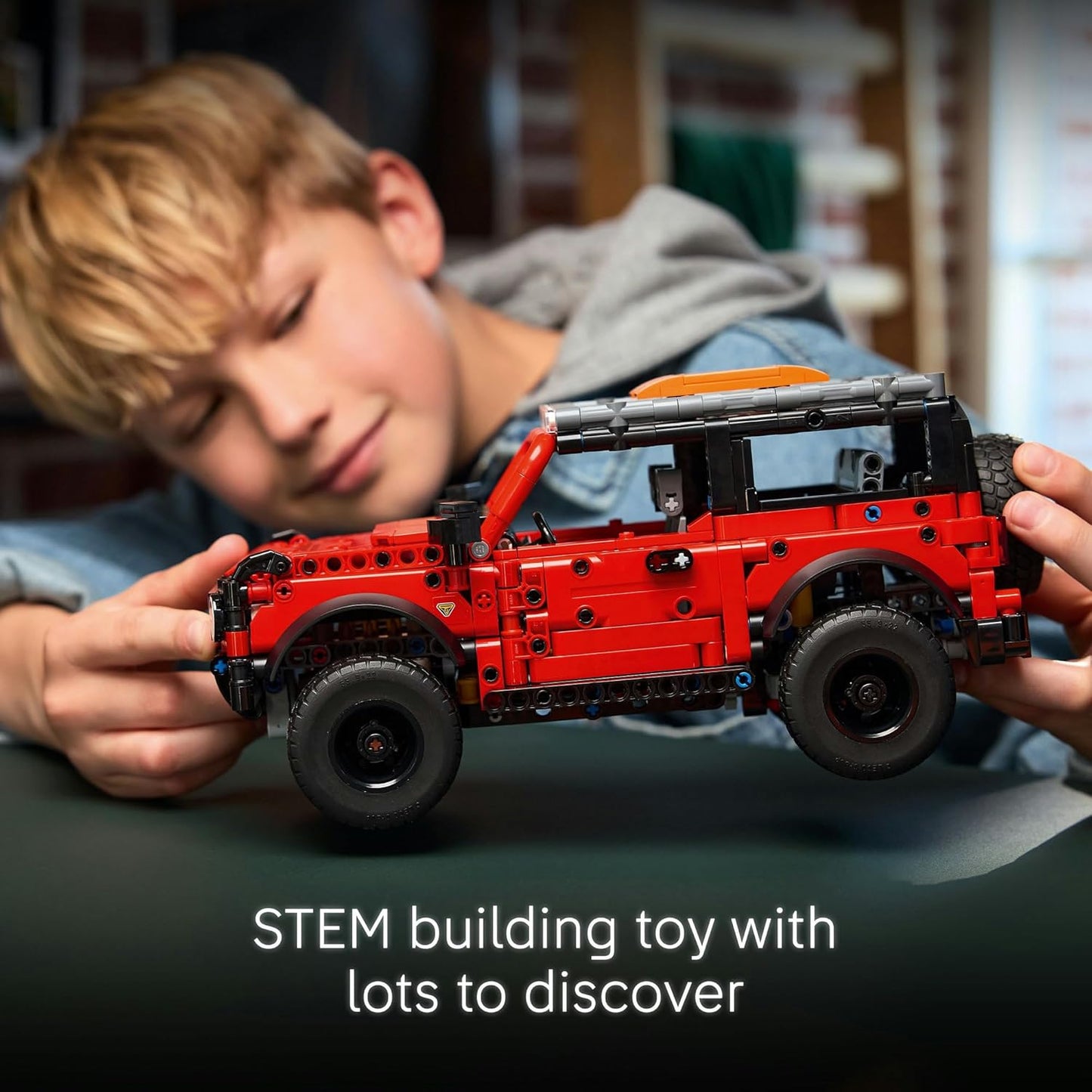 LEGO Technic 42213 Ford Bronco SUV  943Piece OffRoad Model with V6 Engine, Steering Spare Wheel & Roof Rack (Ages 9+)