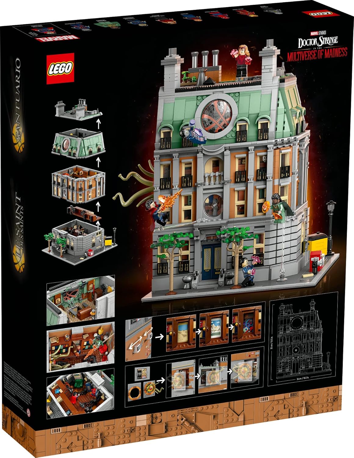 LEGO Marvel Sanctum Sanctorum (76218)-Avengers: Infinity War and Doctor Strange in the Multiverse of Madness Age 18+