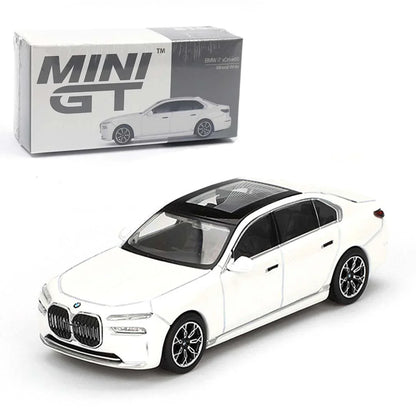 Mini GT BMW i7 xDrive60 Mineral White - Jaiman Toys