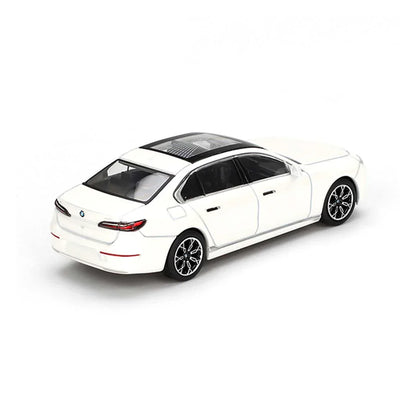 Mini GT BMW i7 xDrive60 Mineral White - Jaiman Toys