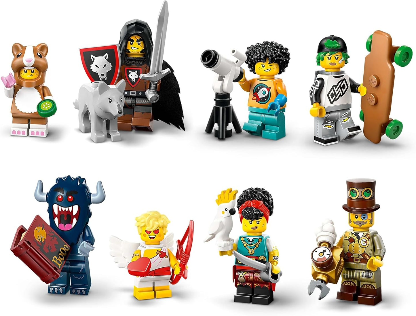 LEGO Minifigures 71048 Series 27 Mystery Box, 12 Collectible Figures incl. Cupid, Pterodactyl, Jetpack Racer & More - Toys for 5+ Year Old Boys and Girls