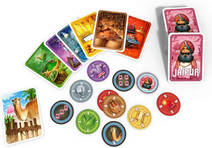 Jaipur Board Game – 2 Player Strategy Card Trading Game | Fast-Paced Market Competition | Award-Winning Family Game - Jaiman Toys
