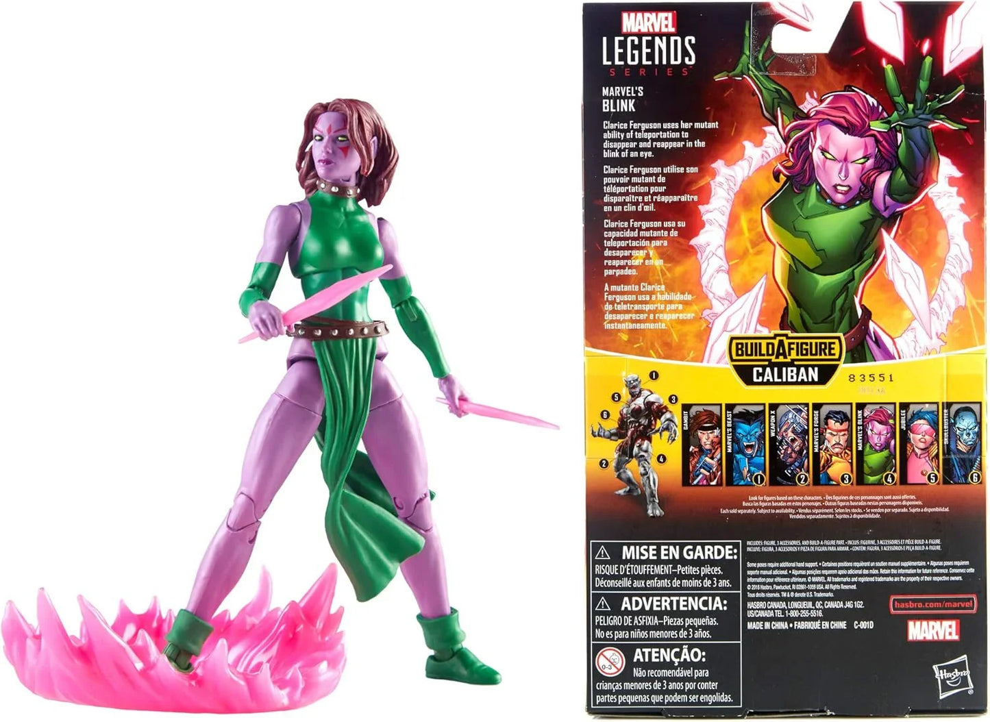 Marvel Hasbro Legends Series 6" Collectible Action Figure Blink - Jaiman Toys