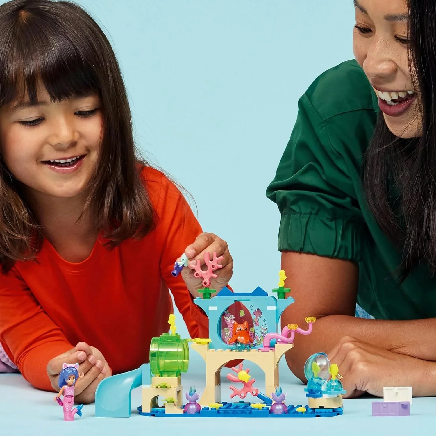 LEGO 11204 Gabby’s Dollhouse Mermaid Gabby’s Aquarium Adventure 11204 Sea Creature Toy with Ocean Life and Animals, Small Toy for Kids - Jaiman Toys