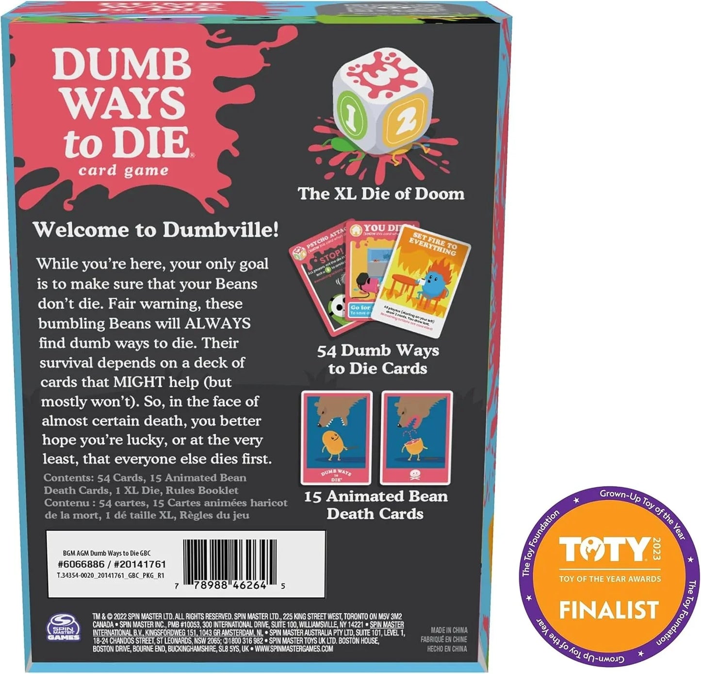Dumb Ways to Die Card Game – Fun Party Game for Family & Friends - Jaiman Toys