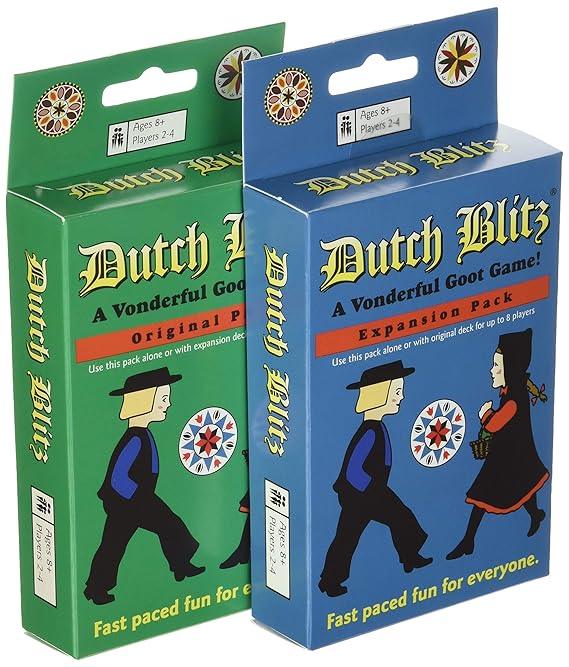 Dutch Blitz Original & Expansion Pack Set – Fast-Paced Family Card Game Bundle - Jaiman Toys