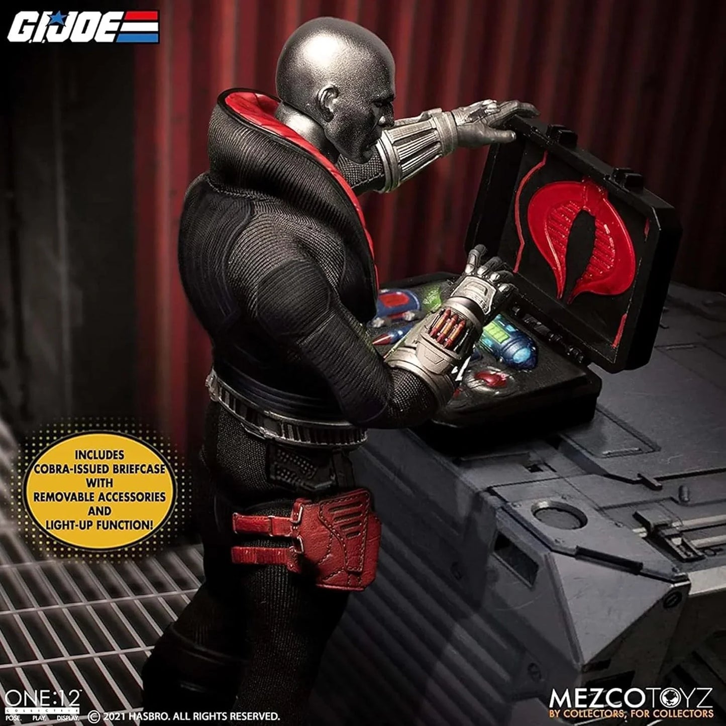 Mezco Toys G.I. Joe 1/12 Destro 17cm Action Figure – Illuminated Feature - Jaiman Toys