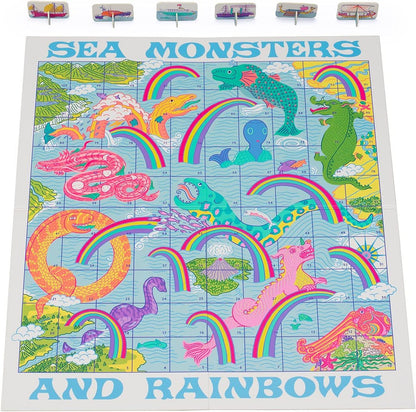 Sea Monsters & Rainbows – Chutes & Ladders Board Game - Jaiman Toys