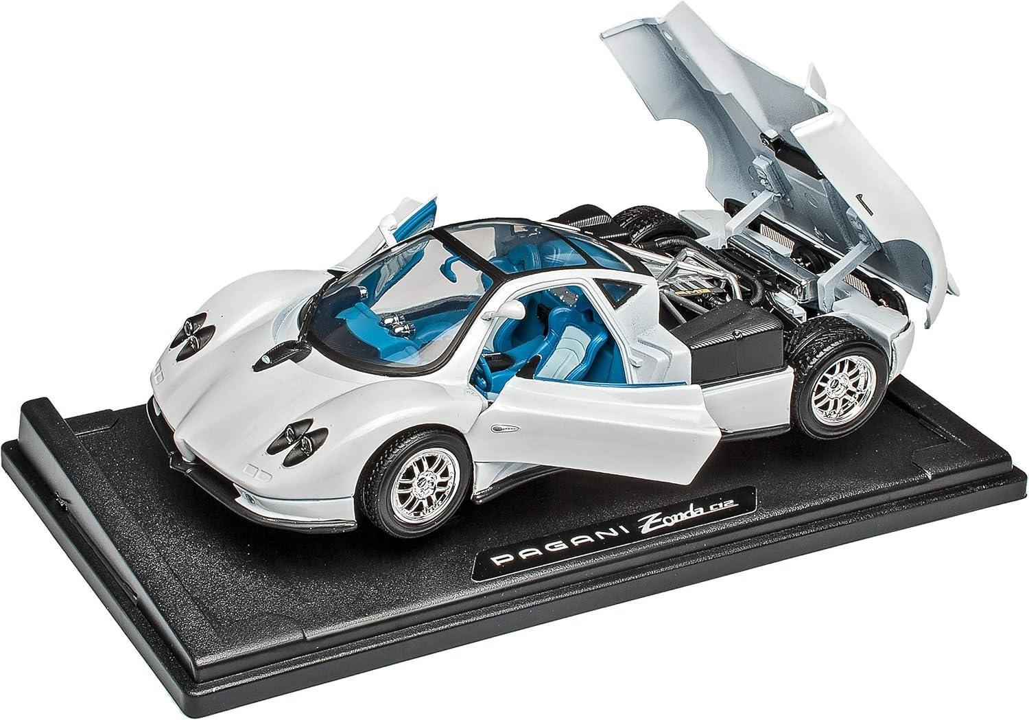 Motormax Pagani Zonda C12 Coupe White 1/18 Model Car with or