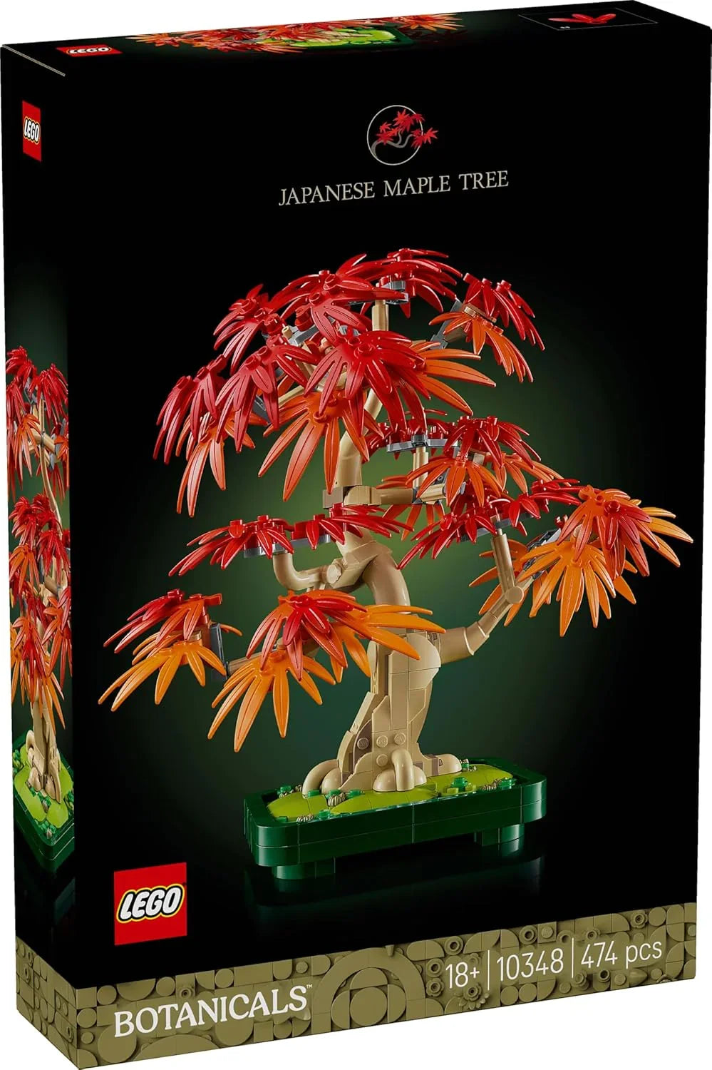 LEGO 10348 Botanicals Japanese Red Maple Bonsai Tree Building Set (474 Pieces)