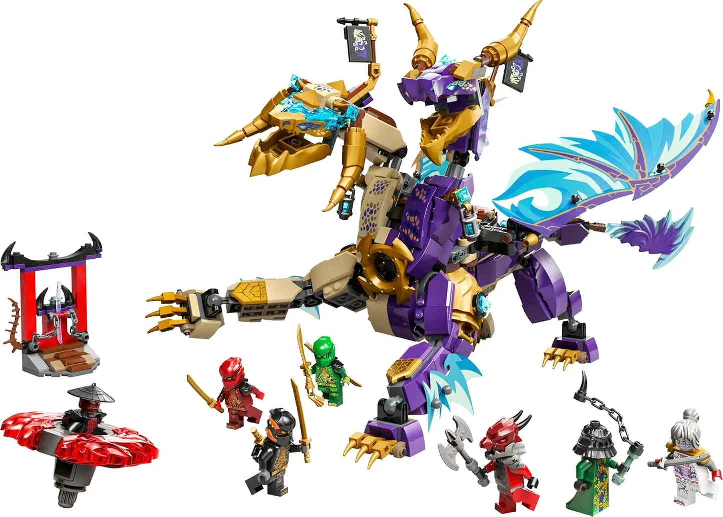 LEGO NINJAGO Arc Dragon of Focus Ninja Toy Set 71836 Building Blocks Toys for 9+ Gift for Boys and Girls