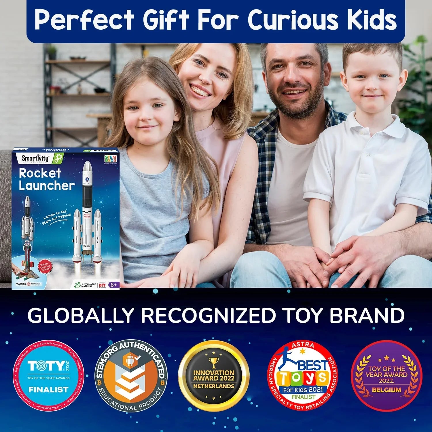 Smartivity Rocket Launcher Kit – DIY STEM Science Toy for Kids 6–12 - Jaiman Toys
