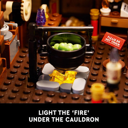 LEGO 21341 Ideas Disney Hocus Pocus: The Sanderson Sisters' Cottage Building Set for Adults – Collectible Halloween Display Model (2,316 Pieces)