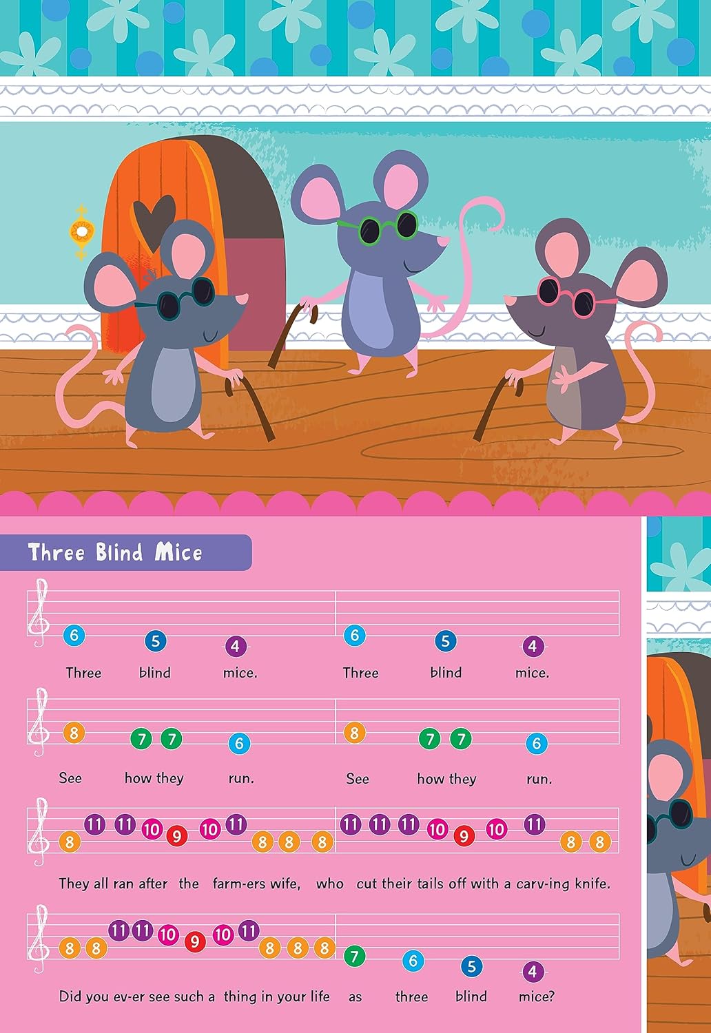 Itsy Bitsy Spider Play Along Musical Book with Electronic Keyboard for Kids