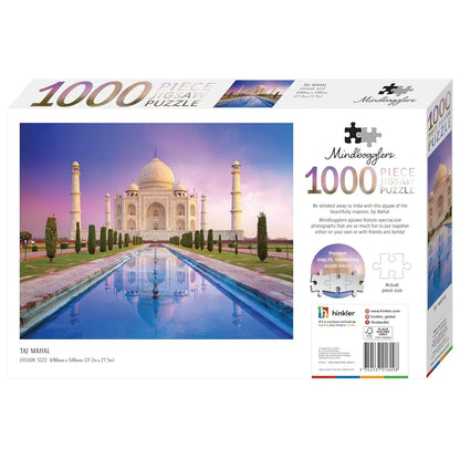 Mindbogglers Taj Mahal 1000-Piece Jigsaw Puzzle | Challenging Puzzle for Kids 8+ & Adults
