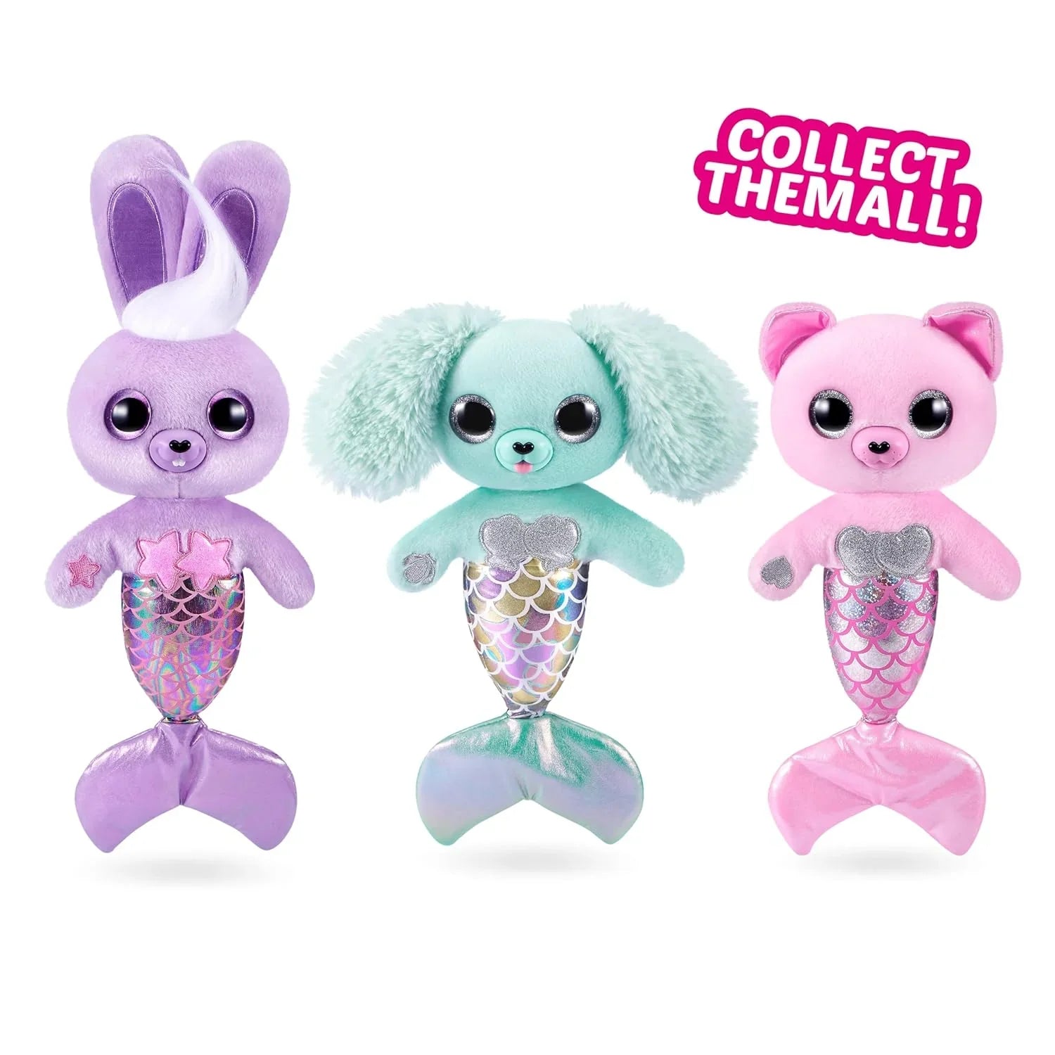 Pets Alive Furmaids by ZURU Mermaid Plush Interactive Light and Sound Girls Toy (Green Rabbit) - Jaiman Toys