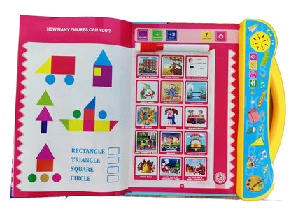 Study Book Intellectual Learning – Interactive Educational Toy for Kids 4+ with Phonics, Letters, Numbers & Animals