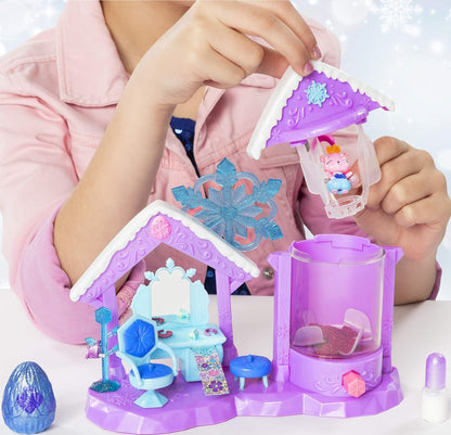 Hatchimals CollEGGtibles Glitter Sparkle Salon Playset for Kids 5+ and Above