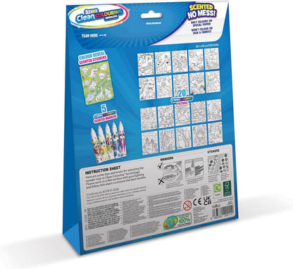 Scentos CleanColouring Markers Adventure Set Mess Free Scented Coloring Fun - Jaiman Toys
