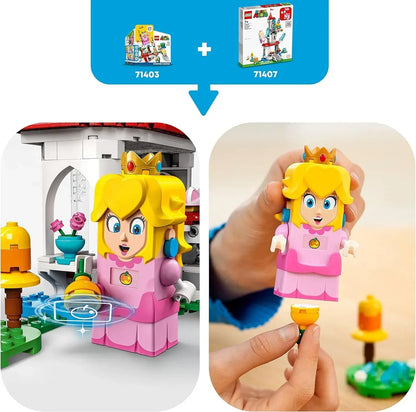 LEGO Super Mario Cat Peach Suit and Frozen Tower Expansion Set 71407 Building Toy Set for Kids, Boys, and Girls Ages 7+ (494 Pieces)