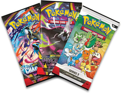 Pokémon TCG First Partner Illustration Collection Series 3 – 2 Booster Packs, 3 Promo Cards & Sticker Sheet
