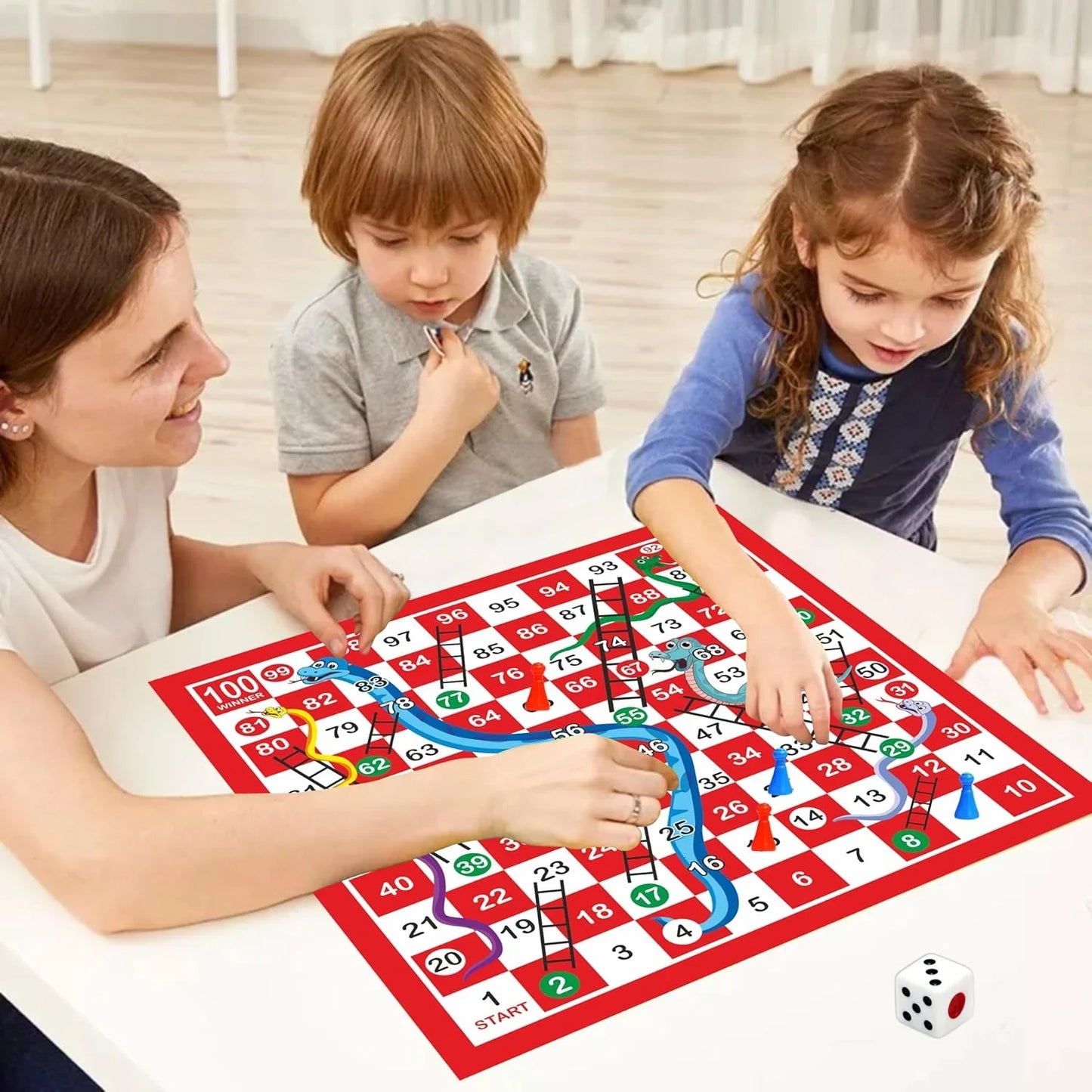 Ankit Toys 4-in-1 Family Game Set – 30×30 cm Multi Board for Kids & Adults