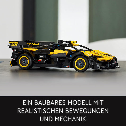 (Box Damage) LEGO Technic Bugatti Bolide 42151 Building Toy Set (905 Pcs),Multicolor
