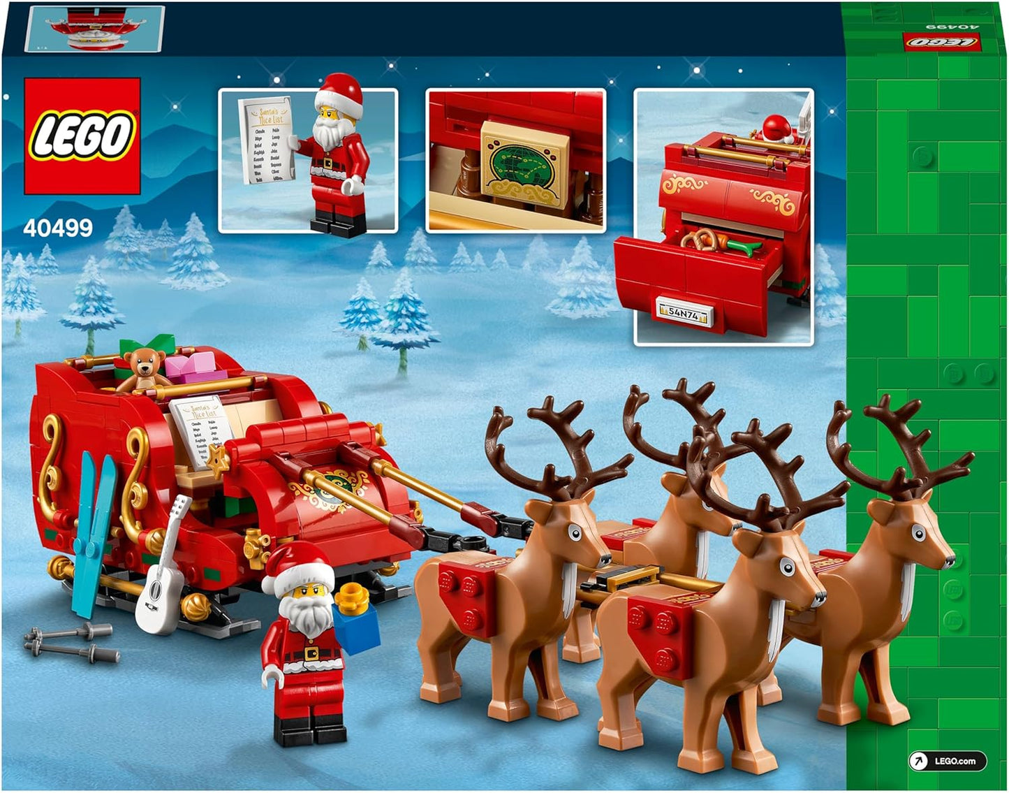 LEGO Santa's Sleigh (40499) building toy!  (343) Pieces Age 9+