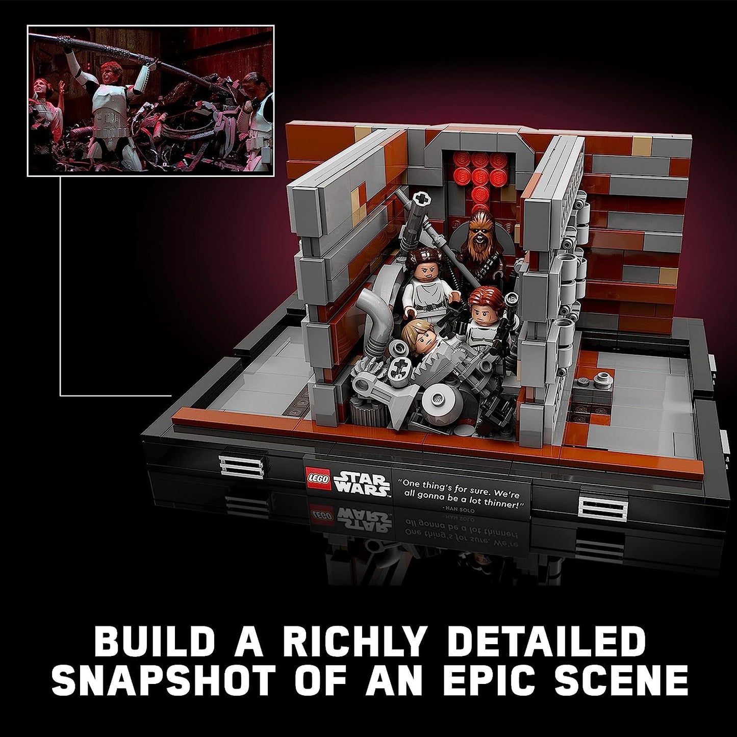 LEGO 75339 Star Wars Death Star Trash Compactor Diorama (802 Pcs)