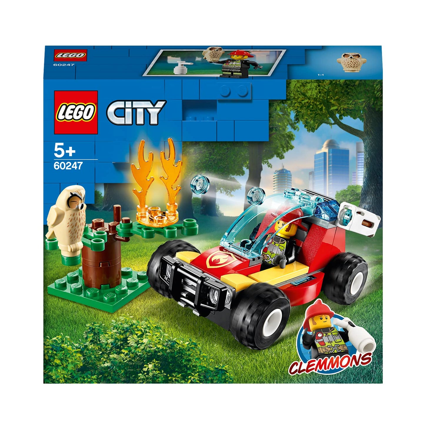 LEGO 60247 City Forest Fire Response Buggy with Firefighter- Multicolor, 84 Pcs