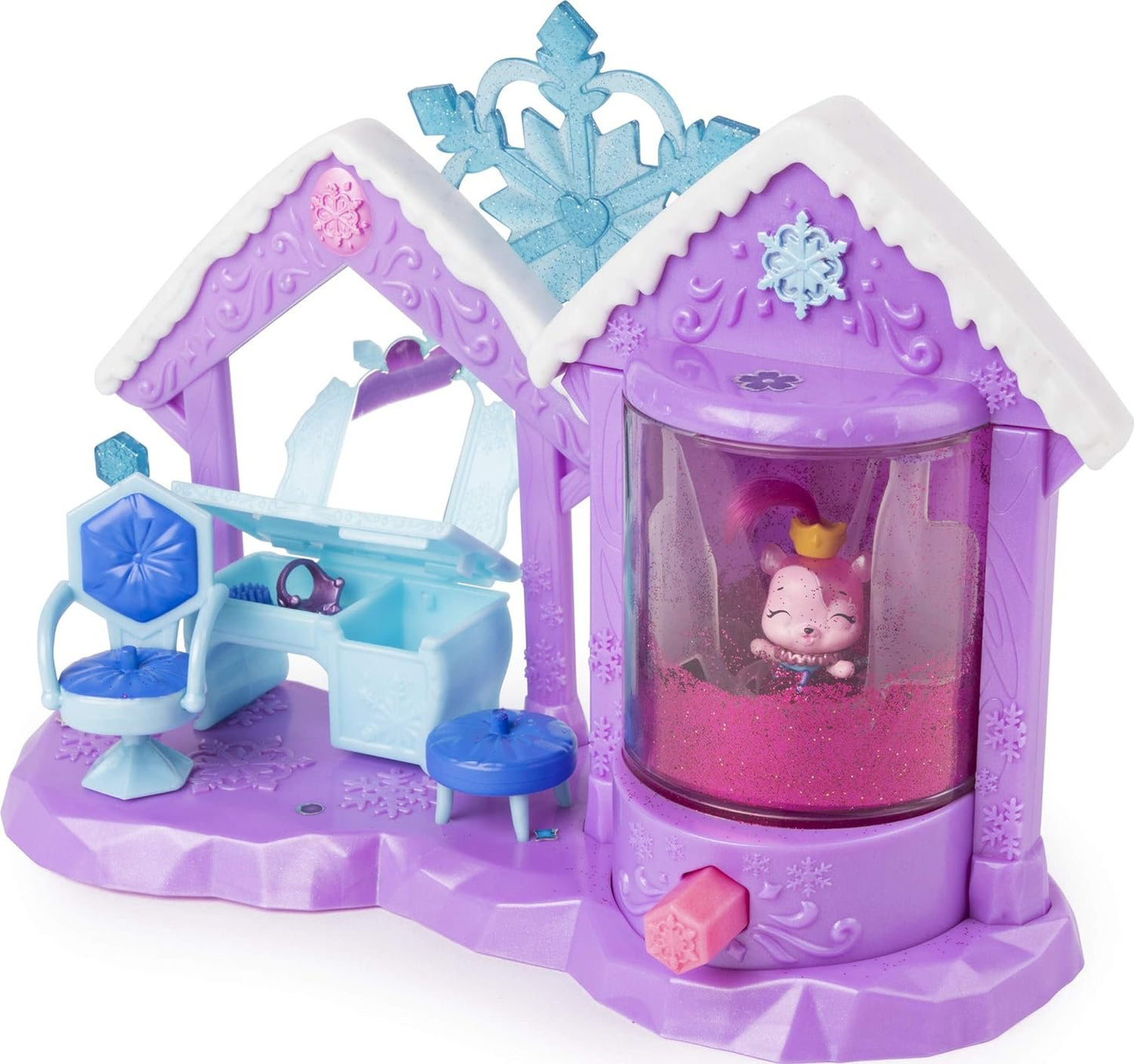 Hatchimals CollEGGtibles Glitter Sparkle Salon Playset for Kids 5+ and Above