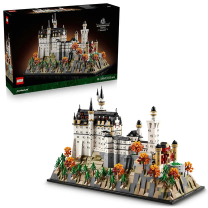 LEGO 21063 Neuschwanstein Castle Architecture Set, 2,000+ Pieces, Collectible Landmark ,For Adults