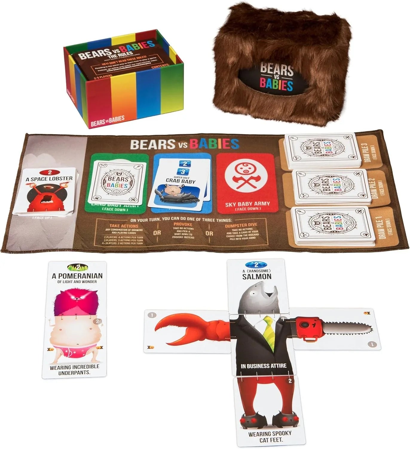Bears vs Babies Card Game Pack – Funny Strategy Party Game for Adults & Families - Jaiman Toys