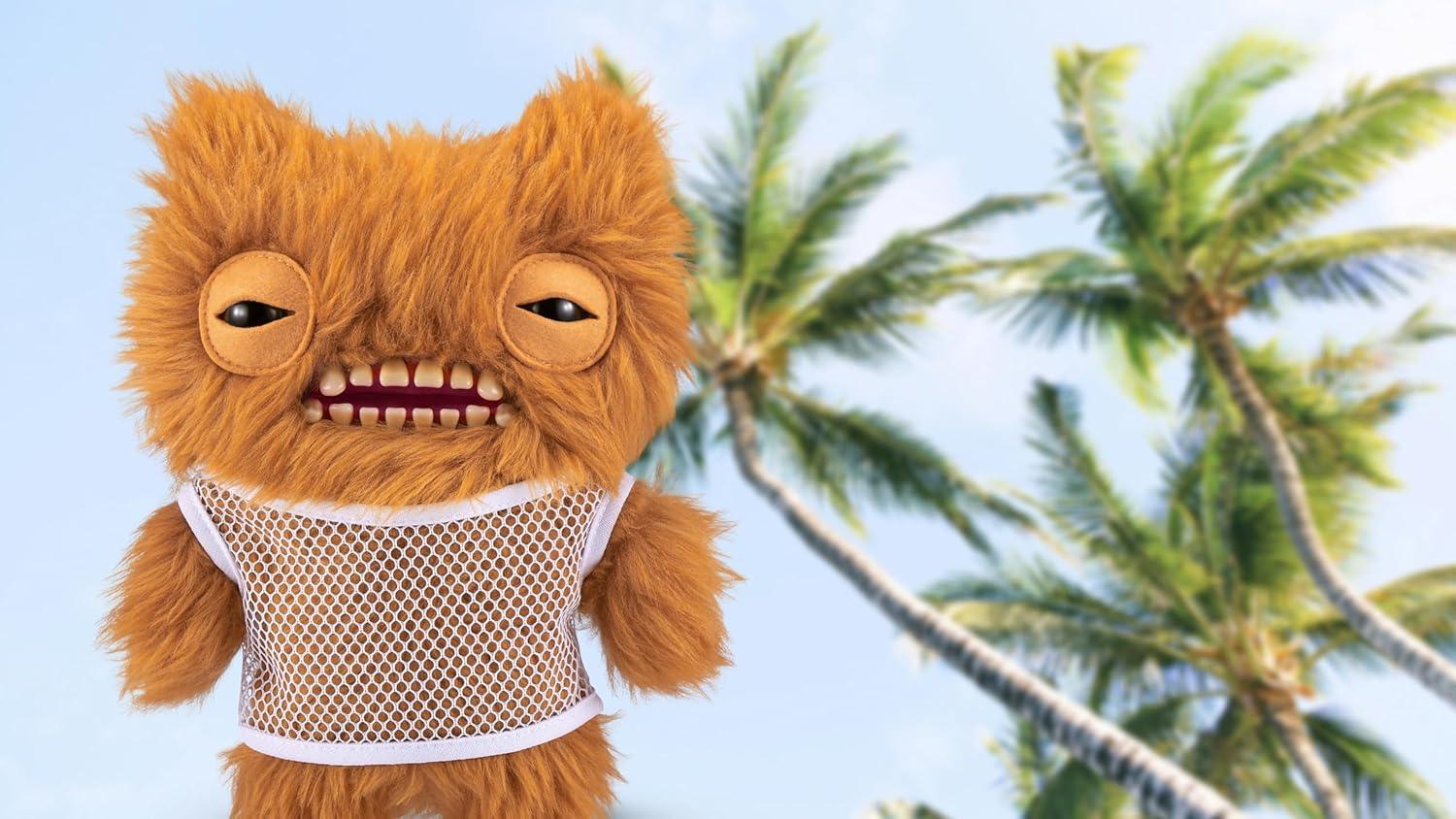 Vacay Vibes by ZURU, Funny Ugly Monster, Plush, Collectible, Toy (Munch Munch - Ginger) 4+ - Jaiman Toys