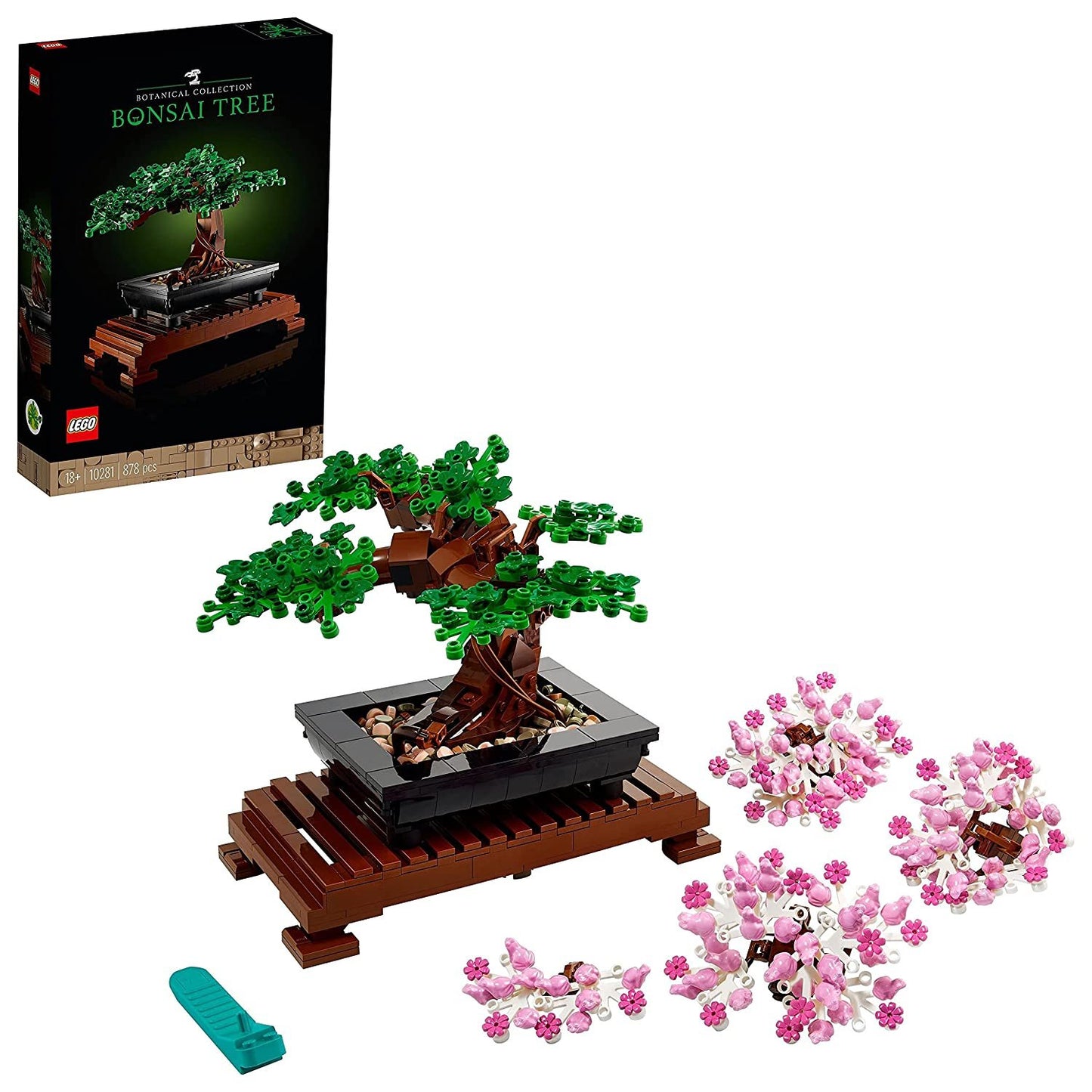 LEGO Bonsai Tree 10281 Building Kit (878 Pieces)