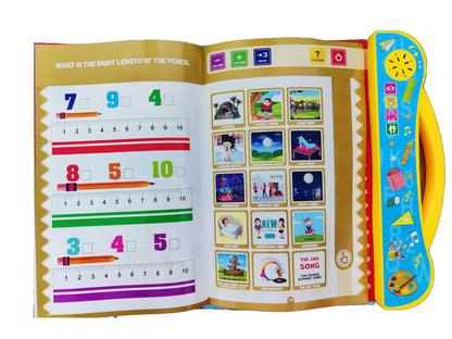 Study Book Intellectual Learning – Interactive Educational Toy for Kids 4+ with Phonics, Letters, Numbers & Animals
