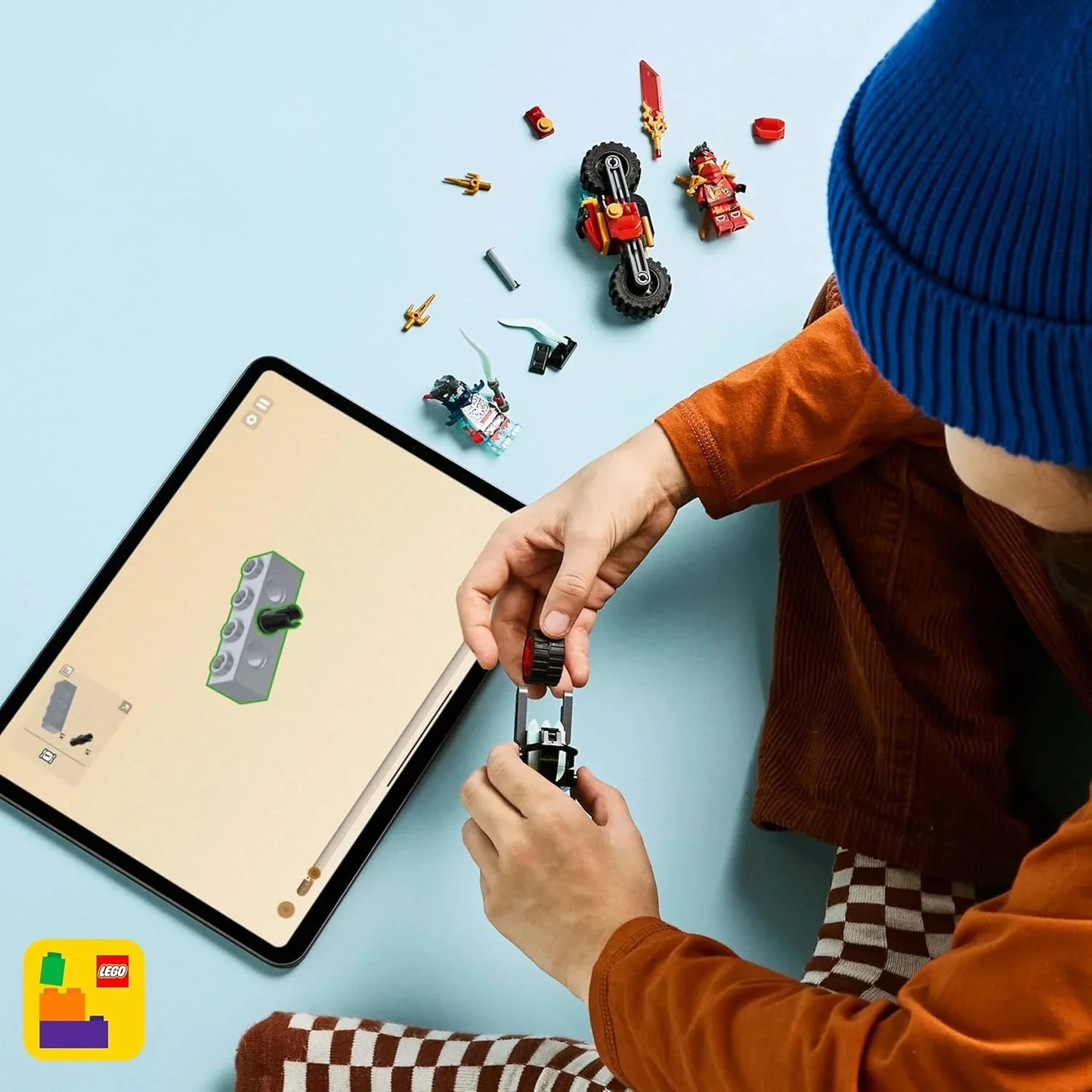 LEGO NINJAGO 71838 Kai’s Motorcycle Speed Race | Dual Ninja Bike Playset for Kids 6+ | Kai & Wyldfyre Racing Toy