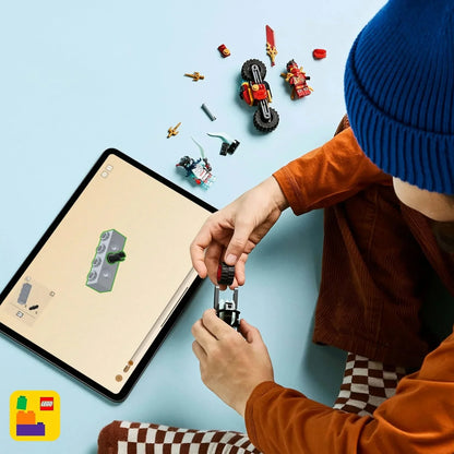 LEGO NINJAGO 71838 Kai’s Motorcycle Speed Race | Dual Ninja Bike Playset for Kids 6+ | Kai & Wyldfyre Racing Toy