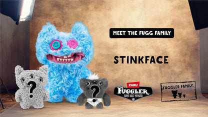 Fugger Family by ZURU Funny Ugly Monster, Plush, Collectible, Toy (Stinkface) - Jaiman Toys