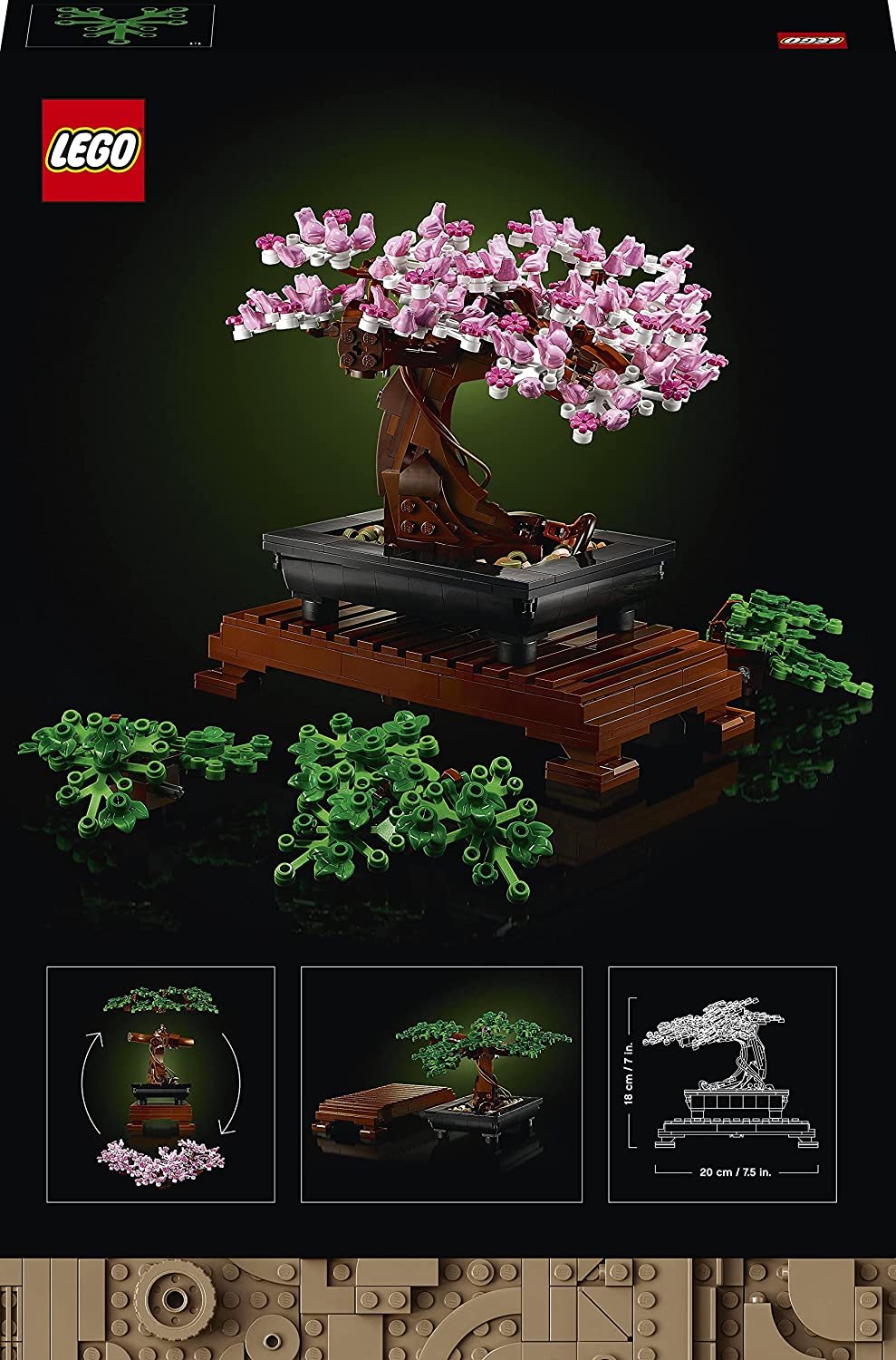 LEGO Bonsai Tree 10281 Building Kit (878 Pieces)