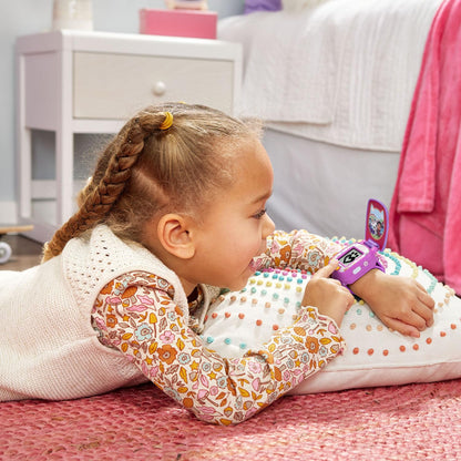 VTech Gabby's Dollhouse Time to Get Tiny Learning Watch | Interactive Kids Digital Watch with Games, Alarm & Clock | Ages 3+