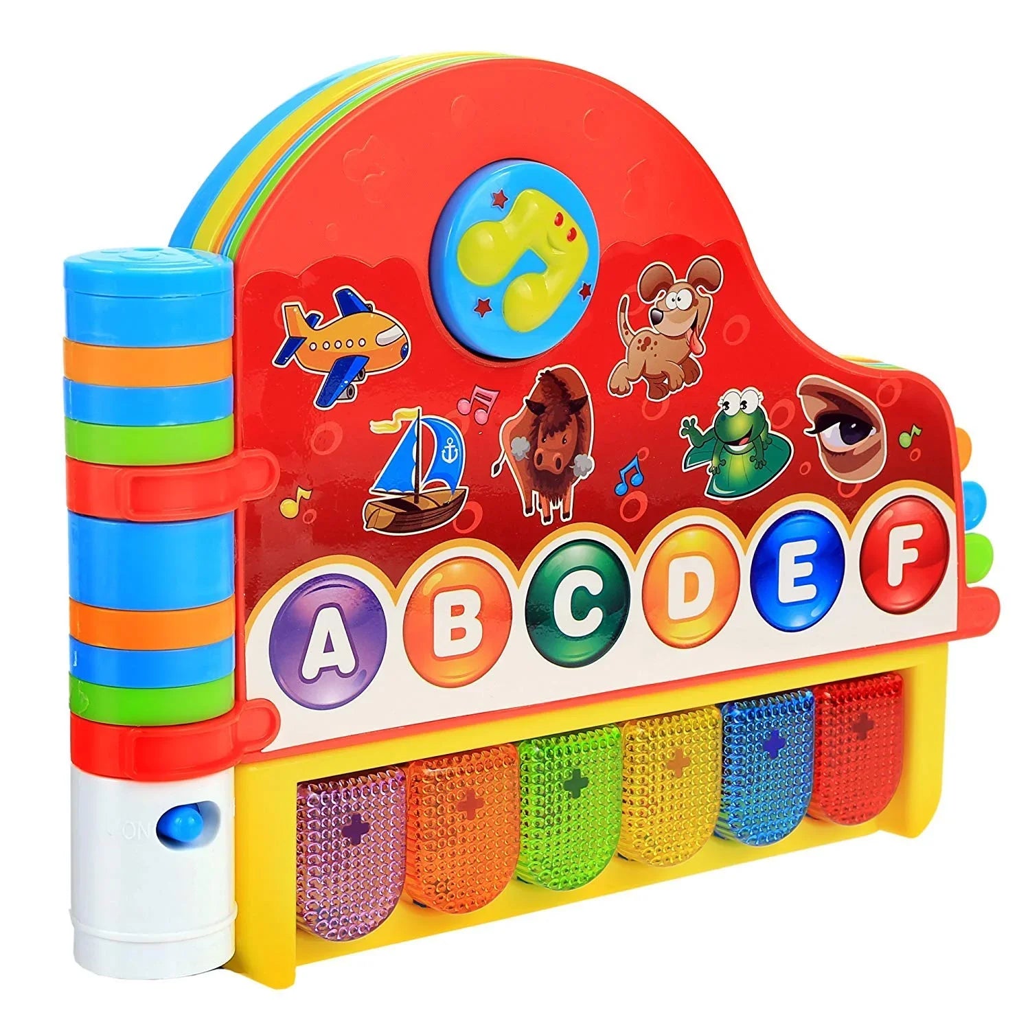 Phonics Piano for Kids – Infant Learning Toy with Lights, Music, and ABC Keys | Musical Instrument Gift for Toddlers Ages 18+ Months - Jaiman Toys